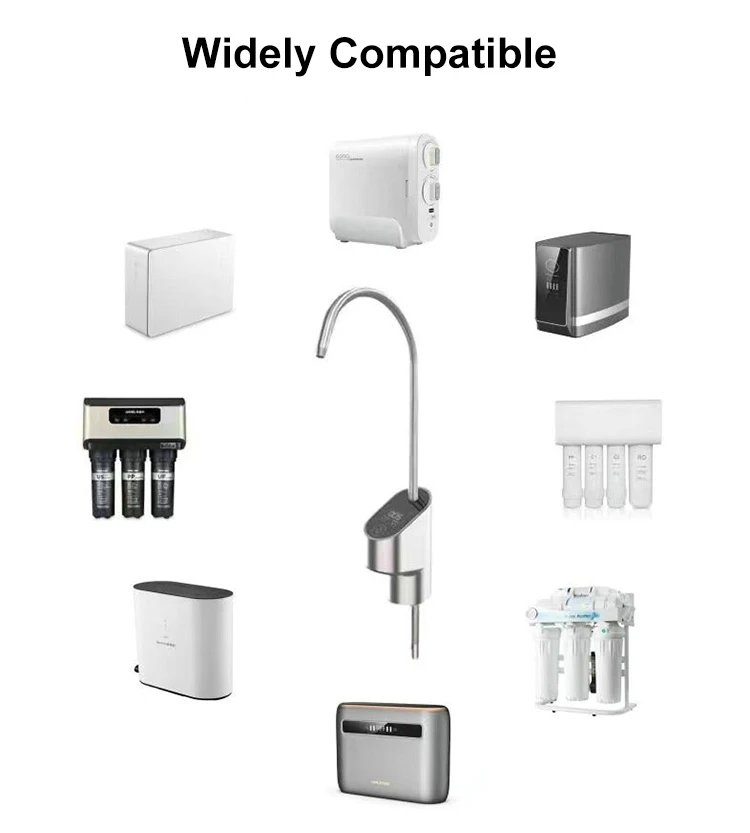 Built in Intelligent Chip Quick Connect Plug & Play Independent TDS Probe Smart Faucet for RO System