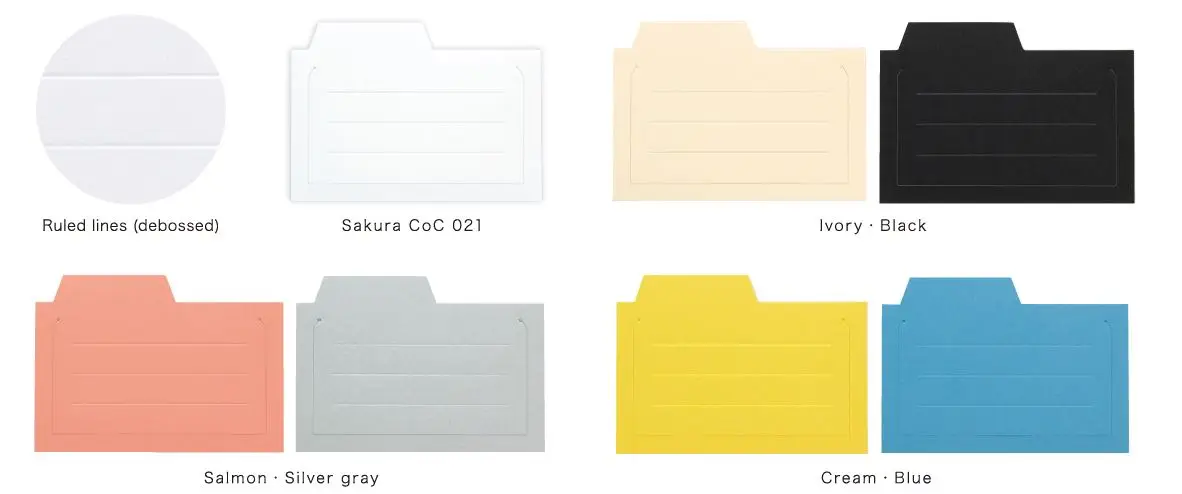 4types 20 sheets per packet densho clip memo books from Japan