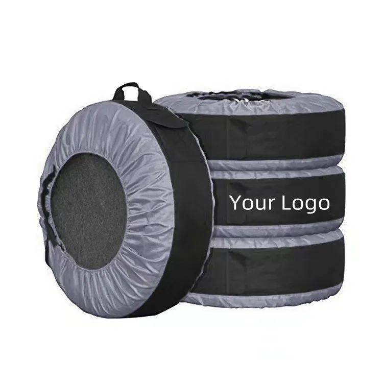 Higher Quality 600D Handle for Easy Transportation Spare Tire Cover, Machine Washable Portable Wheel Bags/