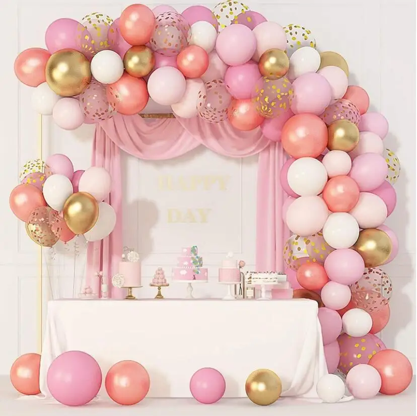 Birthday Wedding Christmas Party Decoration Sets Party Supplies Pink Balloons Wedding Balloon