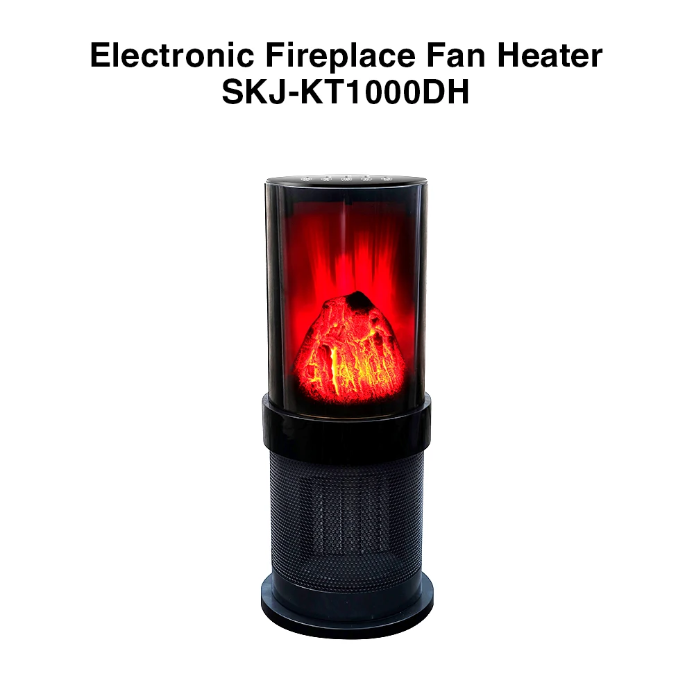 Stylish ceramic desktop fan fierplace electric fireplace heater