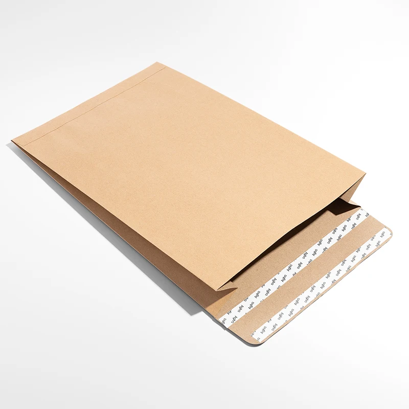Customization Size Eco Friendly Kraft Envelope Logo Paper Self-Seal Mailing Bags For Clothing Packaging