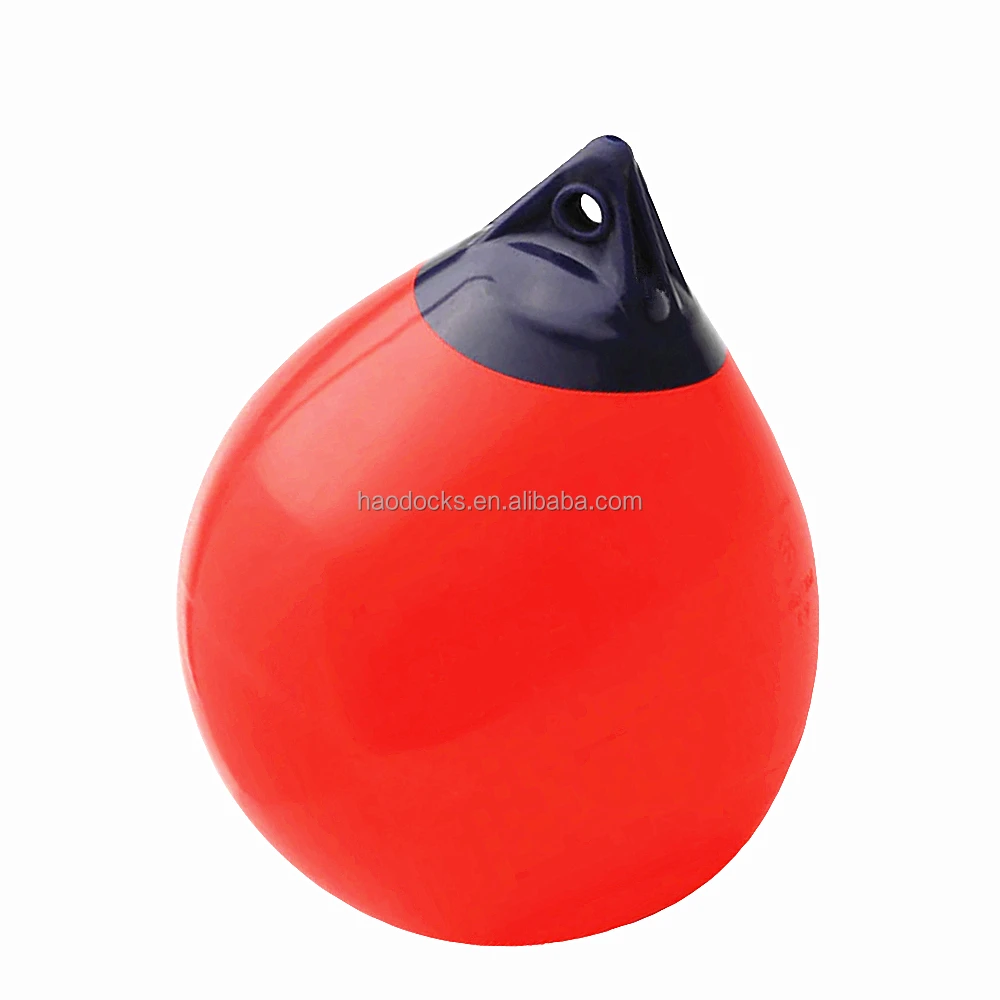 PVC Material Pneumatic Inflatable Marine Buoy Yacht Bumper Boat fender Dia. 95cm A6 Series
