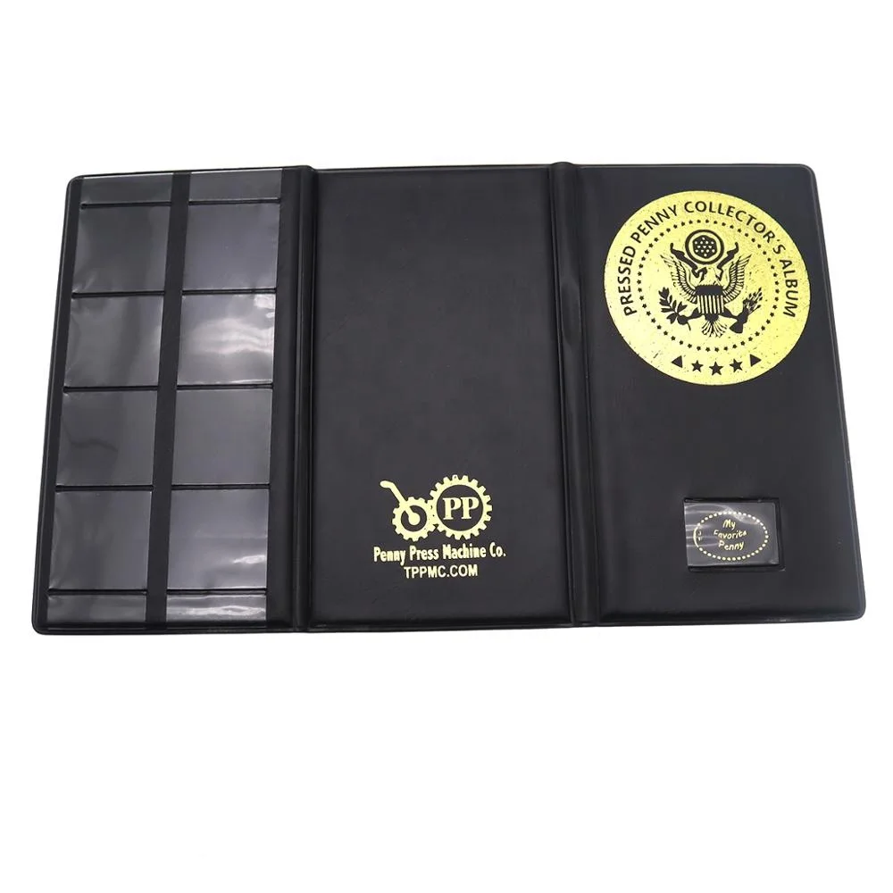 3 Пенни паспорт сувенир удлиненные монеты альбомы с бесплатными прессованными Пенни