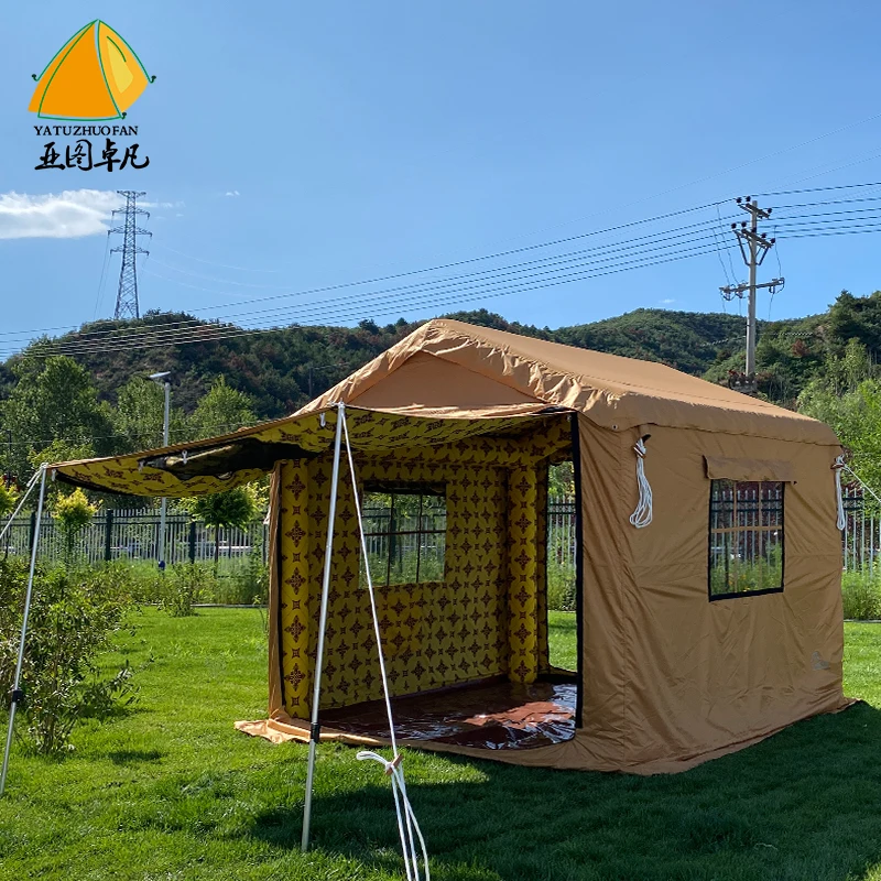Factory Customized Arab Inflatable Tents for Export to the Middle East Outdoor Quick Opening Printing Tents for Camping Tents