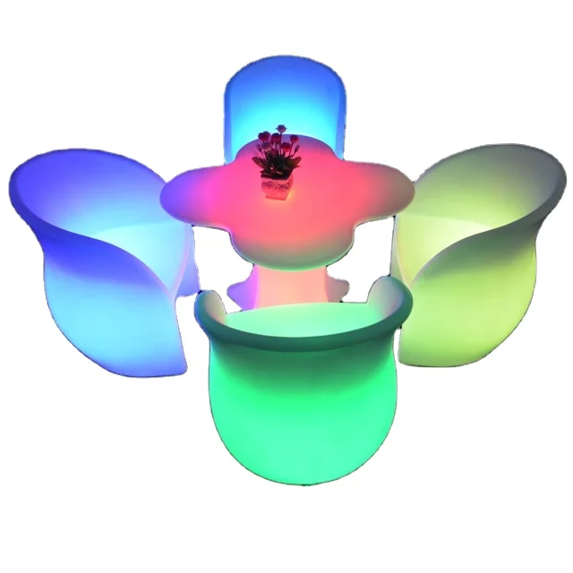 Lighted event furnitures LED Glowing home garden table furniture led