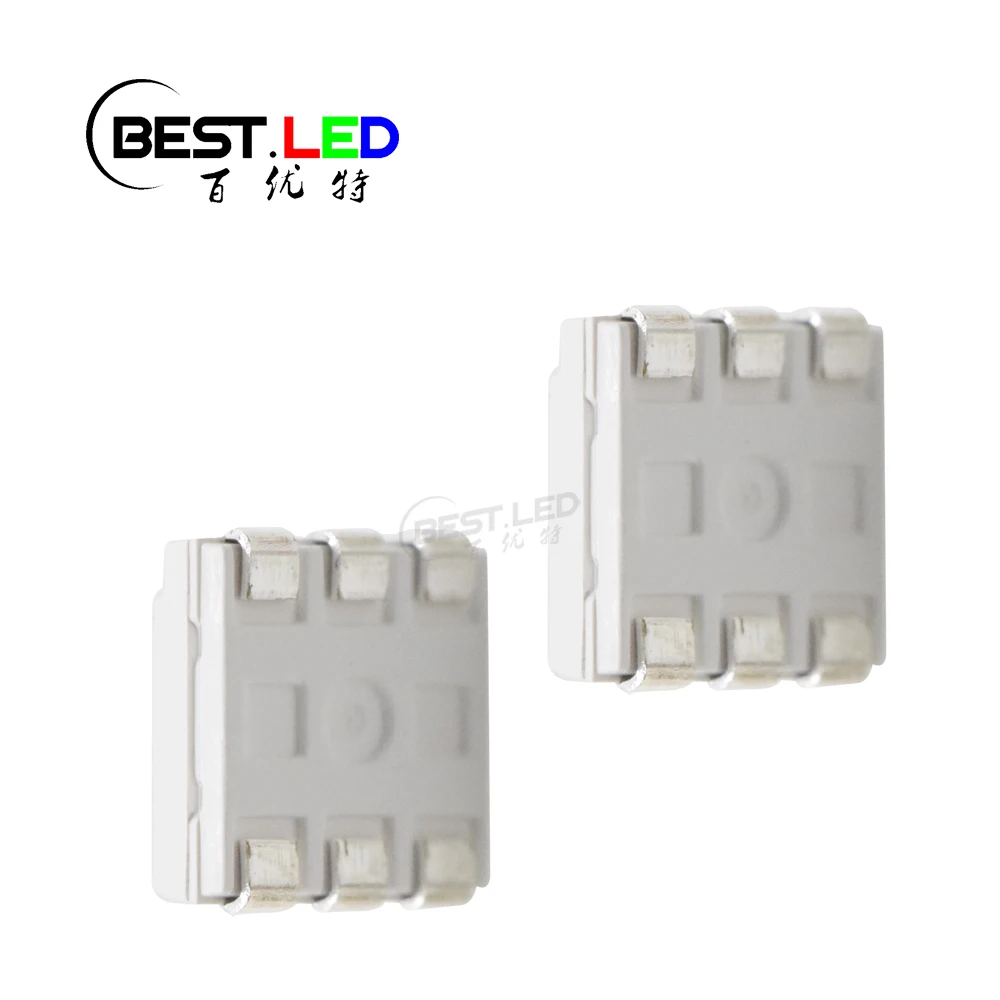 ИК светодиодный Диод PLCC 6 рассеянный SMD 5050 760 нм красный свет для дальнего Красного