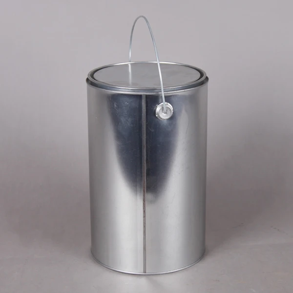
Food Grade Rectangular Empty Metal Containers Metal Engine Oil Bucket Round Tin Can 