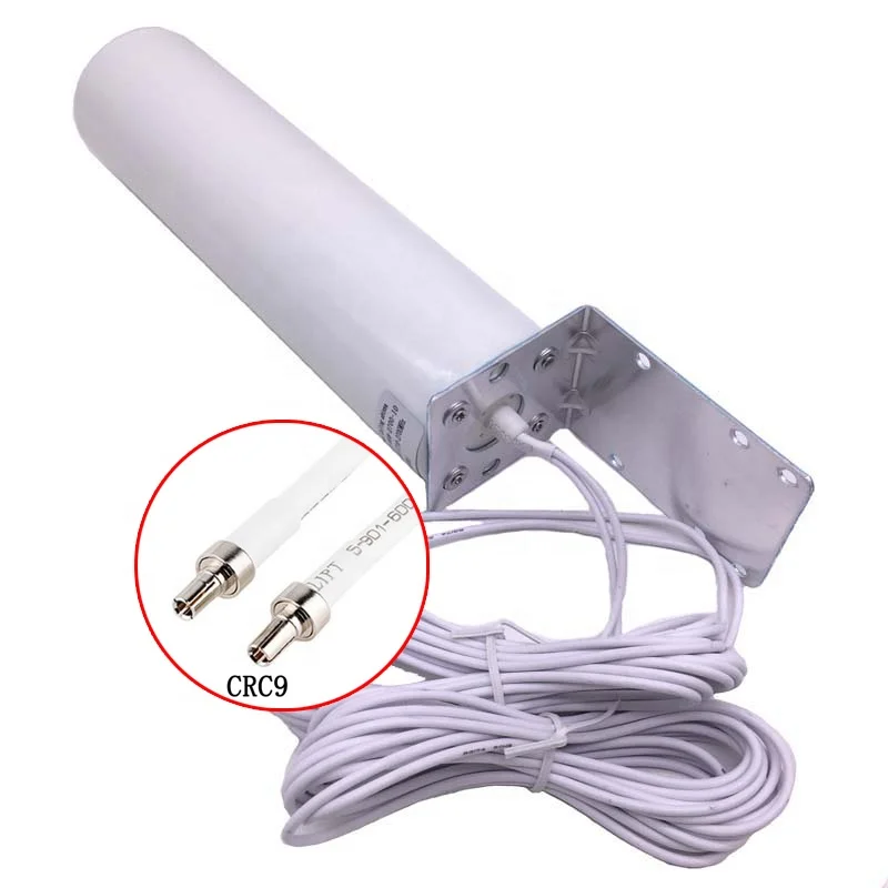 4G  LTE bracket mount outdoor W405  antenna with 5meters cable 10meters SMA/TS9/Crc9  connector