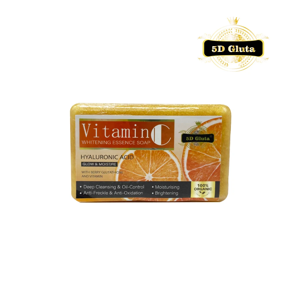 100% ORGANIC Vitamin C WHITENING MOISTURIZER LOTION HYALURONIC ACID GLOW & MOISTURE WITH LICORICE ROOT EXTRACT AND VITAMIN SET