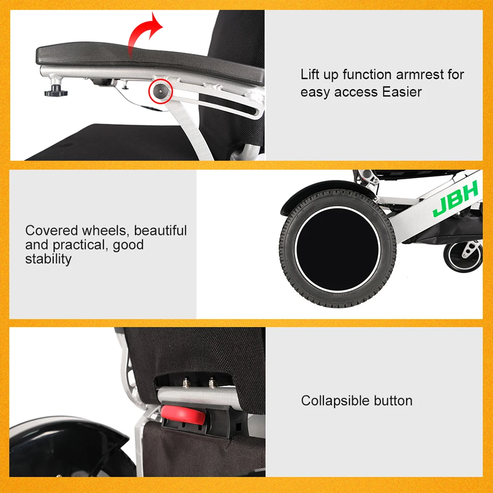 24V 250W DC electric brushless wheel hub motor for aluminum power Wheelchair