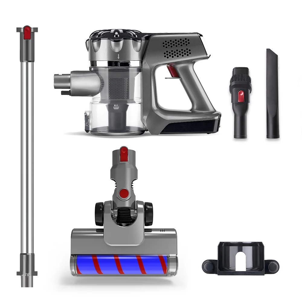 
Hot sale cordless vacuum cleaner Low noise 2 in 1 Wall hangingupright portable vacuum cleaner 