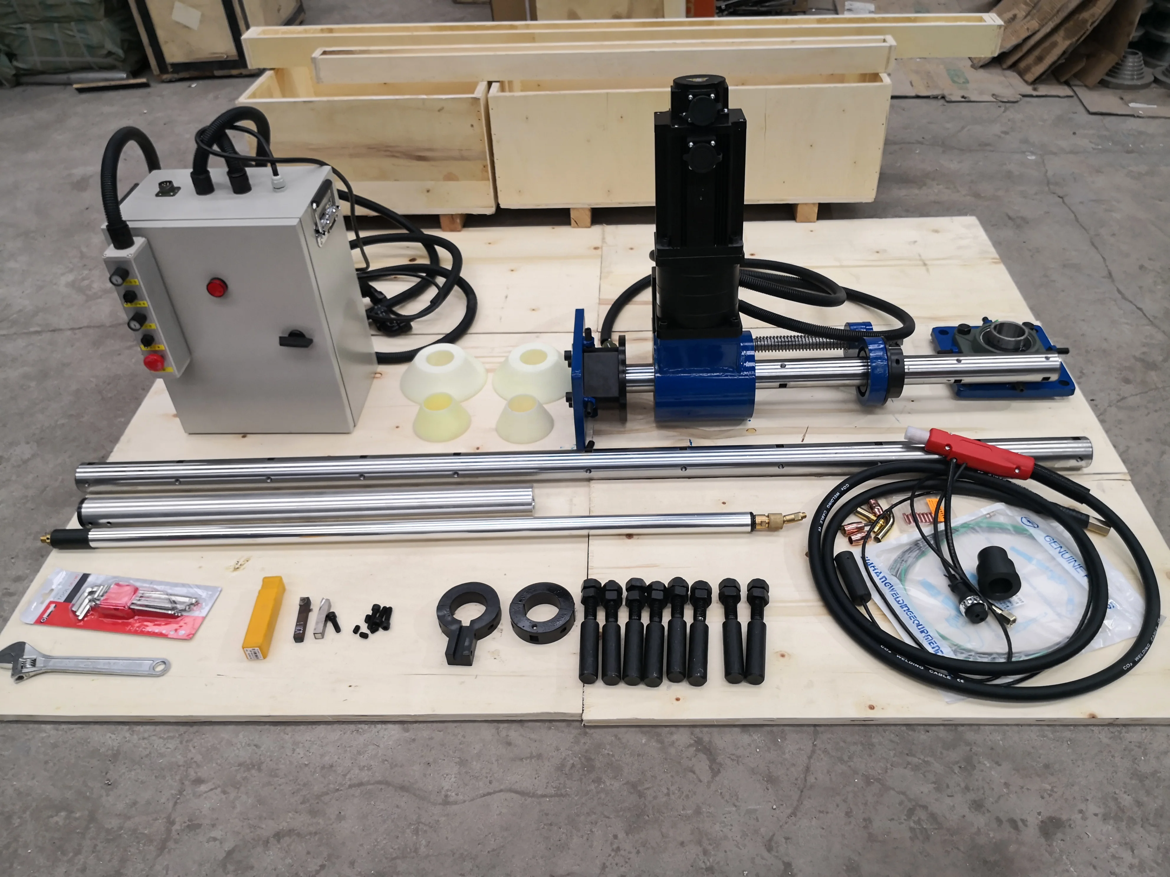 
Fully automatic Boring and welding all-in-one cnc machine 