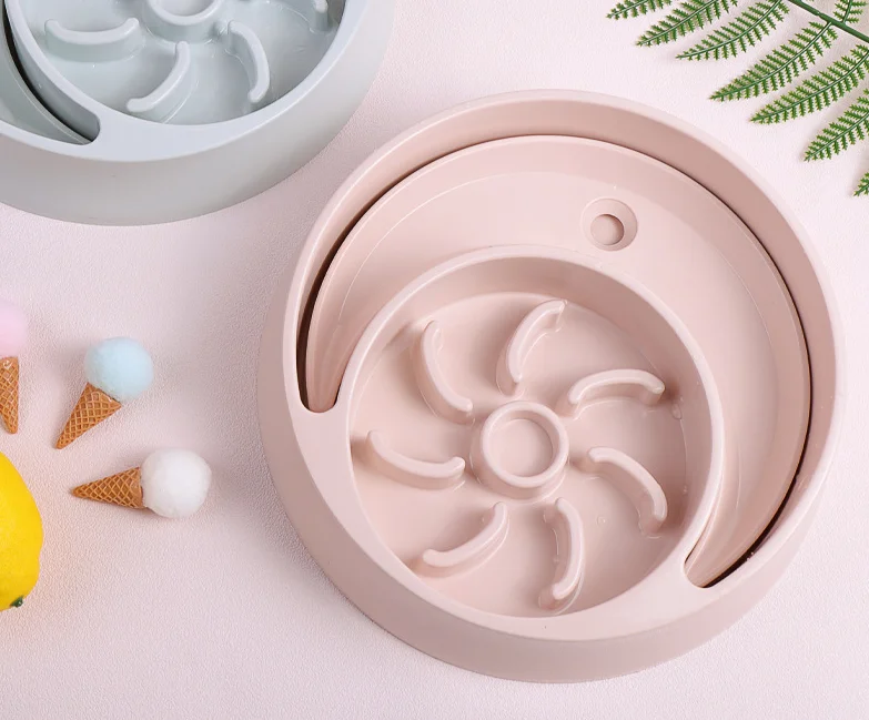 Pet Food Bowl Large Slow Food Bowl Bite Resistant Antiskid Slow Food Dog Bowl Water Dispenser For Dog And Cat Pet Product