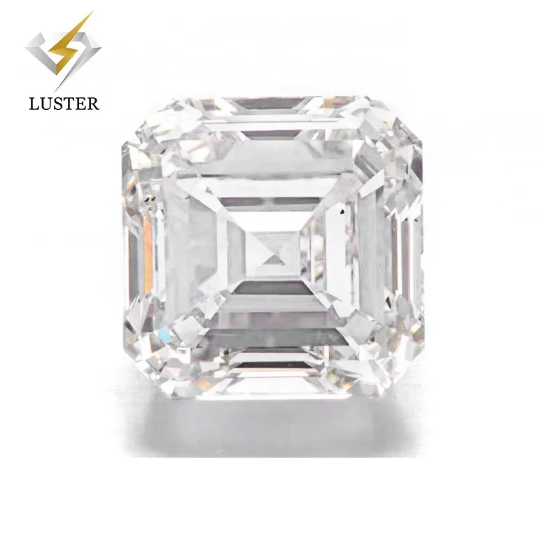 Fancy shape Asscher cut  H VS2  2.017ct  lab grown diamond lab hpht manufacturers