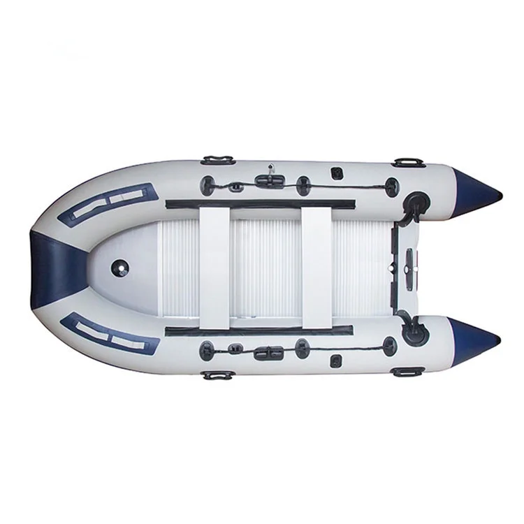Factory wholesale Pvc Inflatable Boat Aluminum floor Rubber Dinghy Inflatable fishing Boats with ce certificate