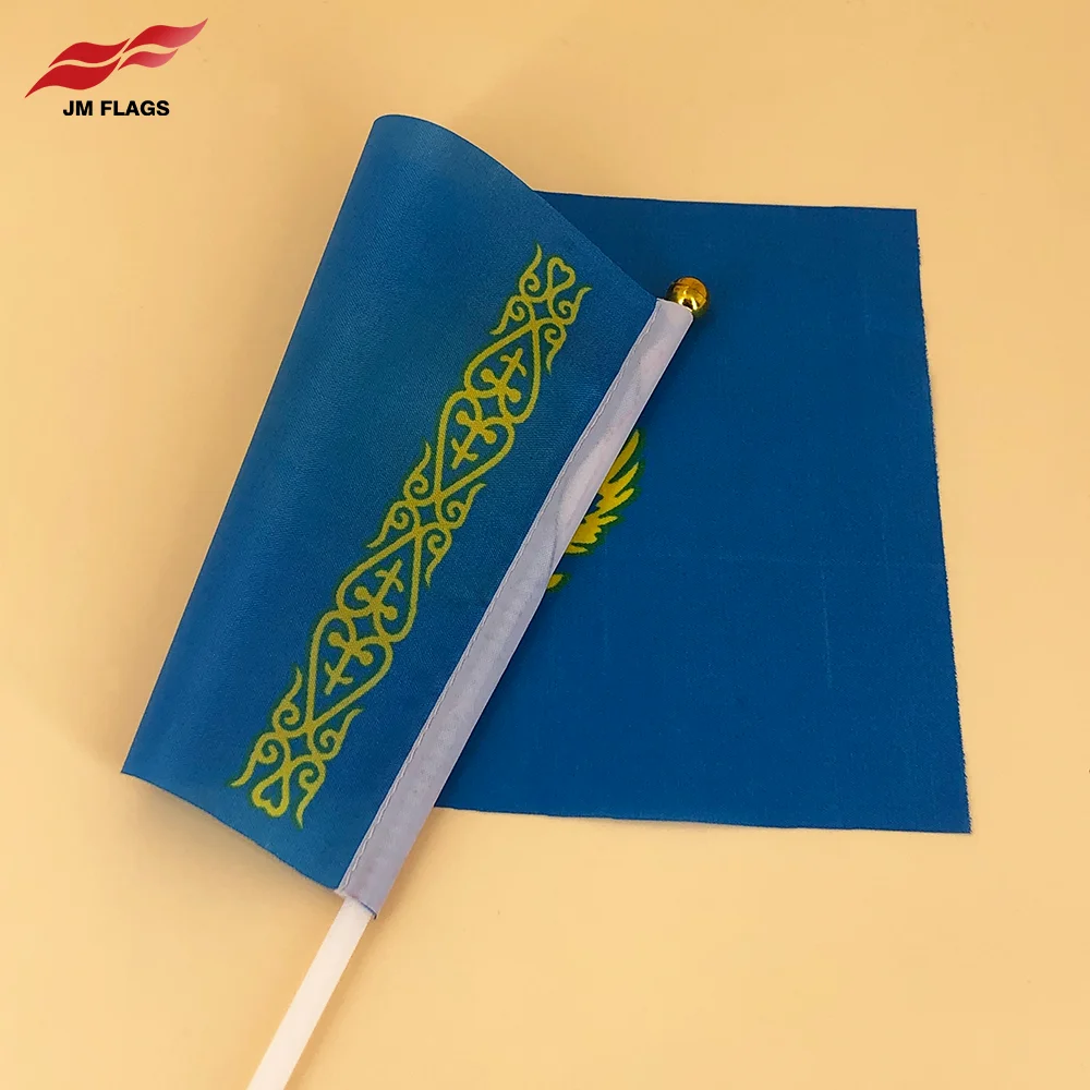 Top-ranked Products Kazakhstan Hand Waved Flag 20*28cm Countries Flag