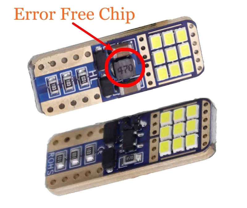 Extremely Bright 194 LED Bulb 6000K White T10 168 174 W5W 2825 Wedge 18SMD LED Replacement Bulb for Dome Map Door Courtesy light