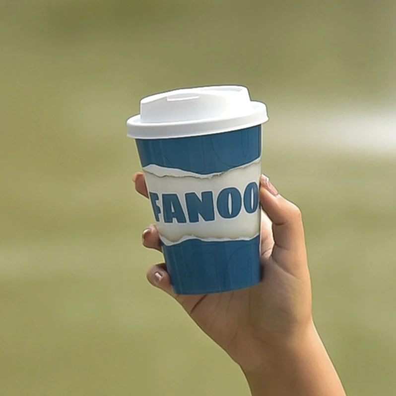 Factory Bubble Milk Tea Coffee Custom Logo Restaurant Disposable Plastic Juice Cups With Lid