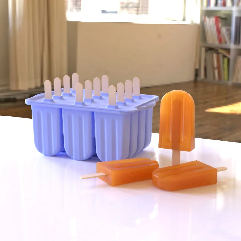 Silicone Ice Cream Popsicle Molds Silicon Reusable Easy Release Ice Pop Make Mold
