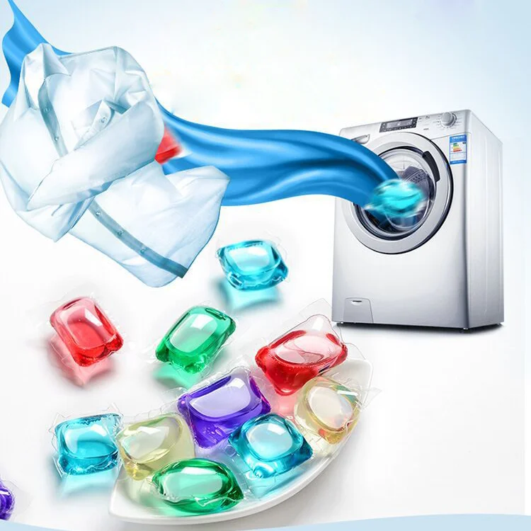 2022 Lavender Scents Liquid Washing Powder Laundry Detergent Capsules Pods Baby Detergent