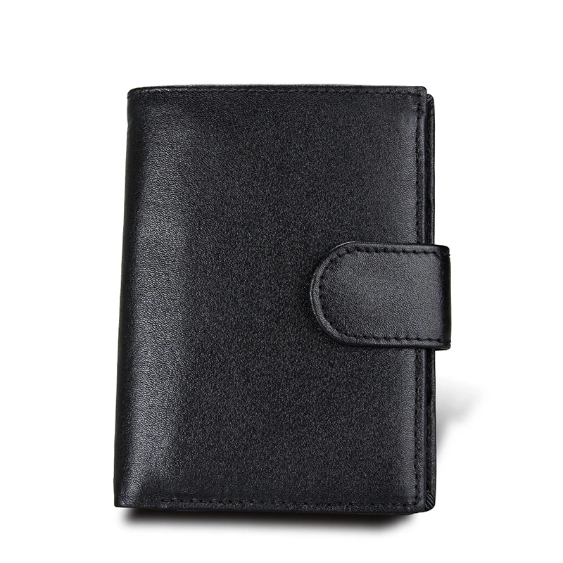 
Photo Cash Cards Passport Wallet Women Men Cowhide Genuine Leather Unisex Protected Wallets Coin Bag Purse 