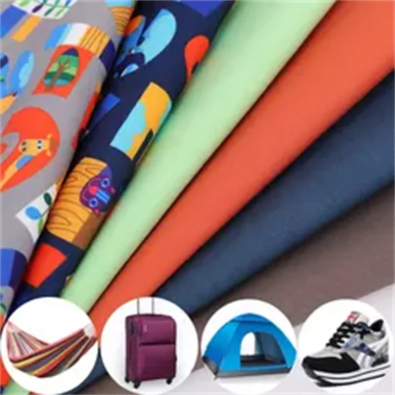 Customized Oxford Canvas Fabric 100% Polyester Fabric For Luggage