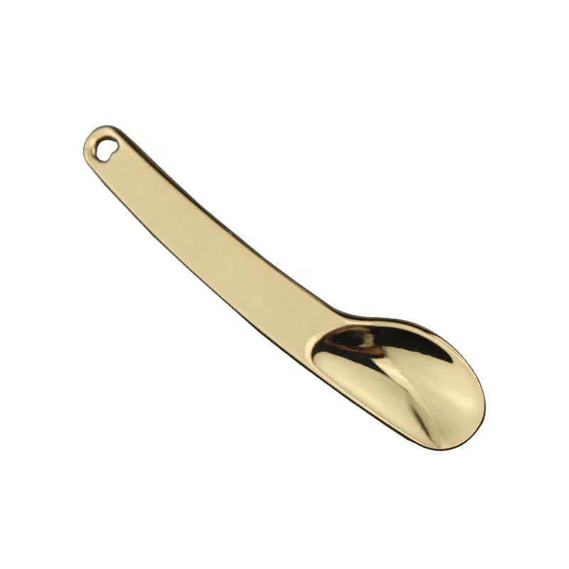 60mm Gold Metal eye face mini cream cosmetic spatulas