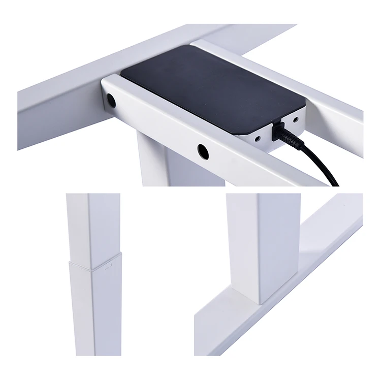 Высококачественный регулируемый по высоте компьютерный подъемный стол OKIN с двойным мотором, двухступенчатая электрическая настольная рама