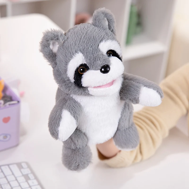 Wholesale New Style Kids Gifts Farm Animal Hand Puppets Horse Cow Plush Toy Educational Gift For Children