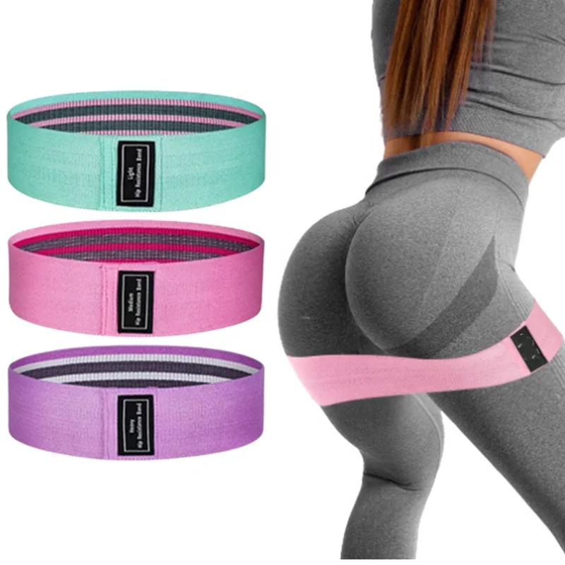 Custom Logo Exercise Elastic Latex Resistance Bands   Fitness Workout  Training Exercise Gym Band Set