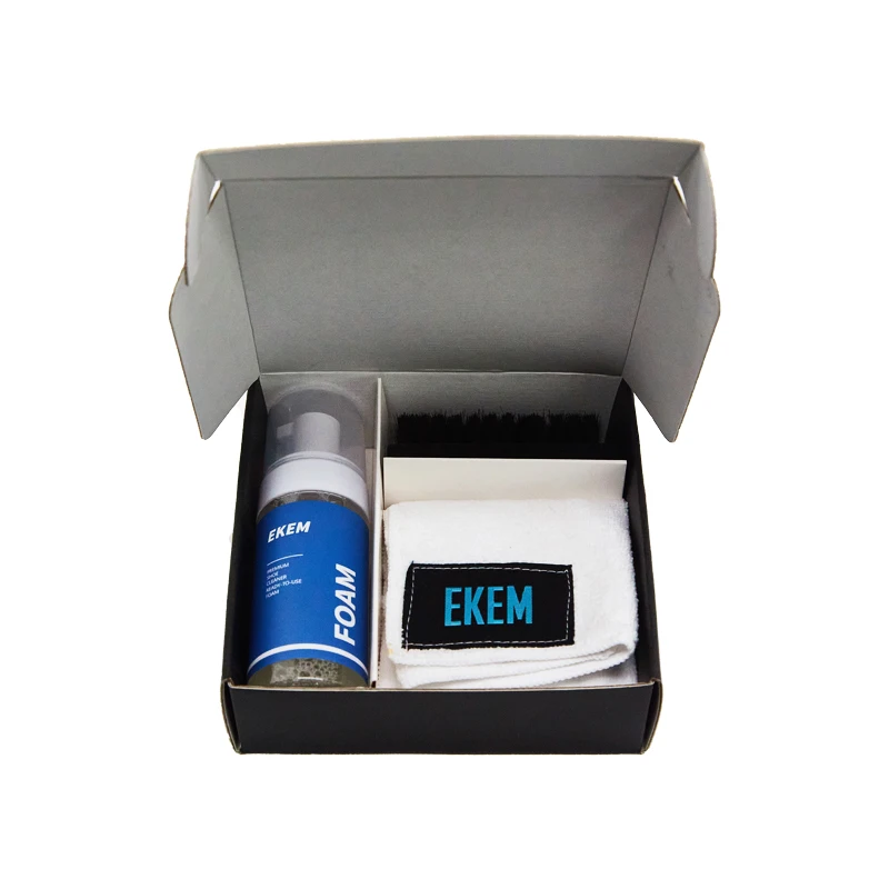 EKEM 2023 Hot Sale Oem Custom Sneaker Cleaning Liquid Sneaker Shoe Cleaning Kit Sneaker Cleaner