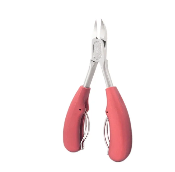 
Stainless Steel Chick Pliers High Quality Rose Gold red Manicure Spring Cutter Spring Nail Clippers 