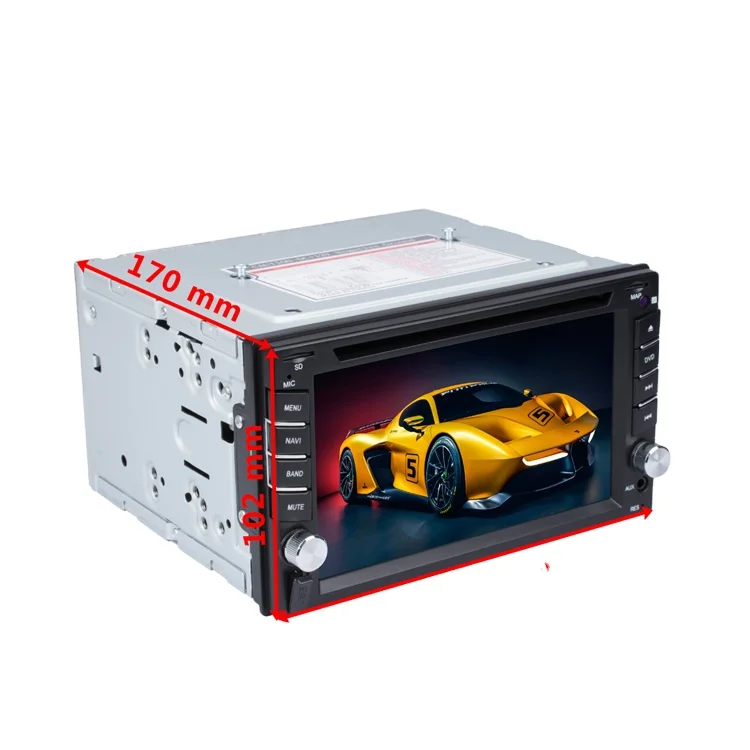 Hengmao 6212 6.2 inch usb car video player car radio android 2 din car radio mirror link