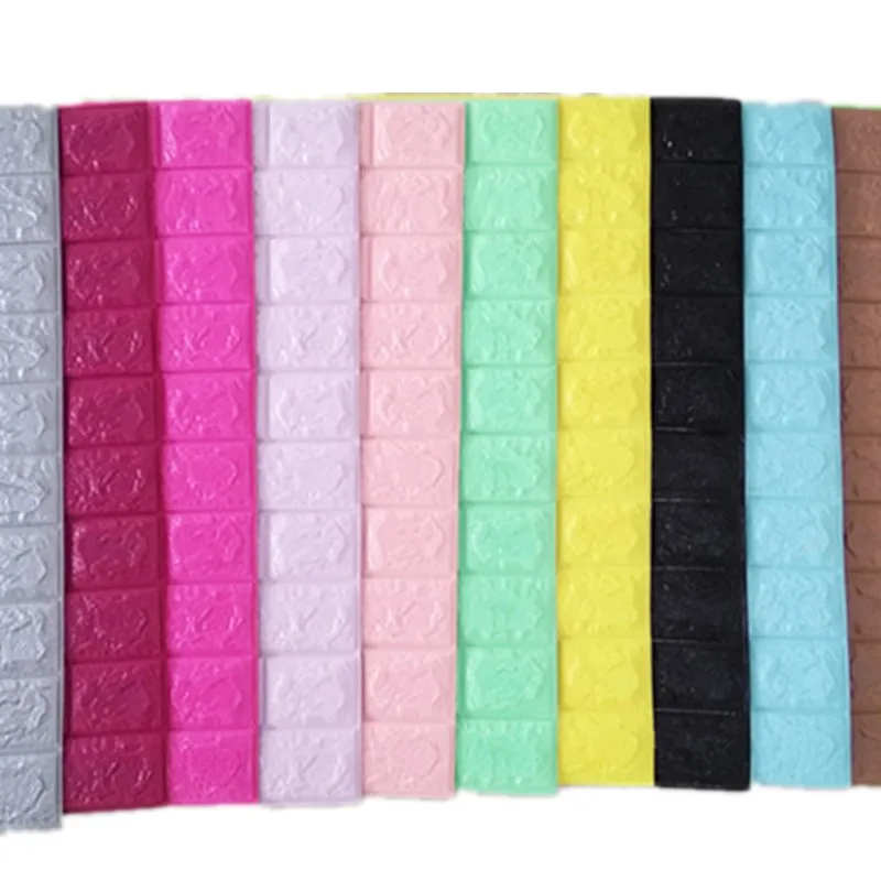 Popular Self Adhesive Oblique Wall Brick Peel Stick Paper Wallpaper Paste Remover