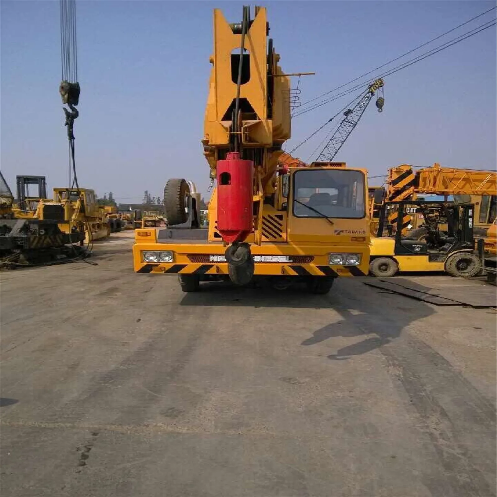used high quality original Tadano TG-500E 50 tons Made in Japan with Nissan diesel motor used Truck mobile Crane