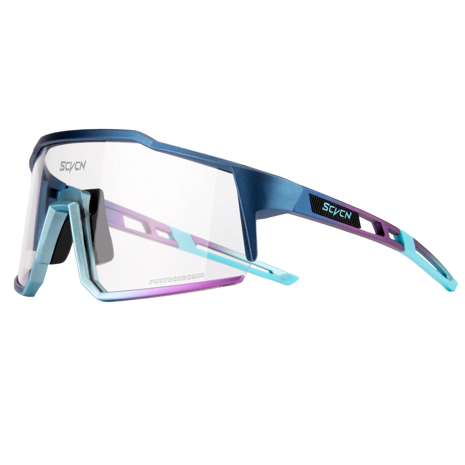 SCVCN Photochromic Glasses Outdoor Sports Men Women Cycling Sunglasses Road MTB Windproof Safety Eyewear Bike Bicycle Glasses