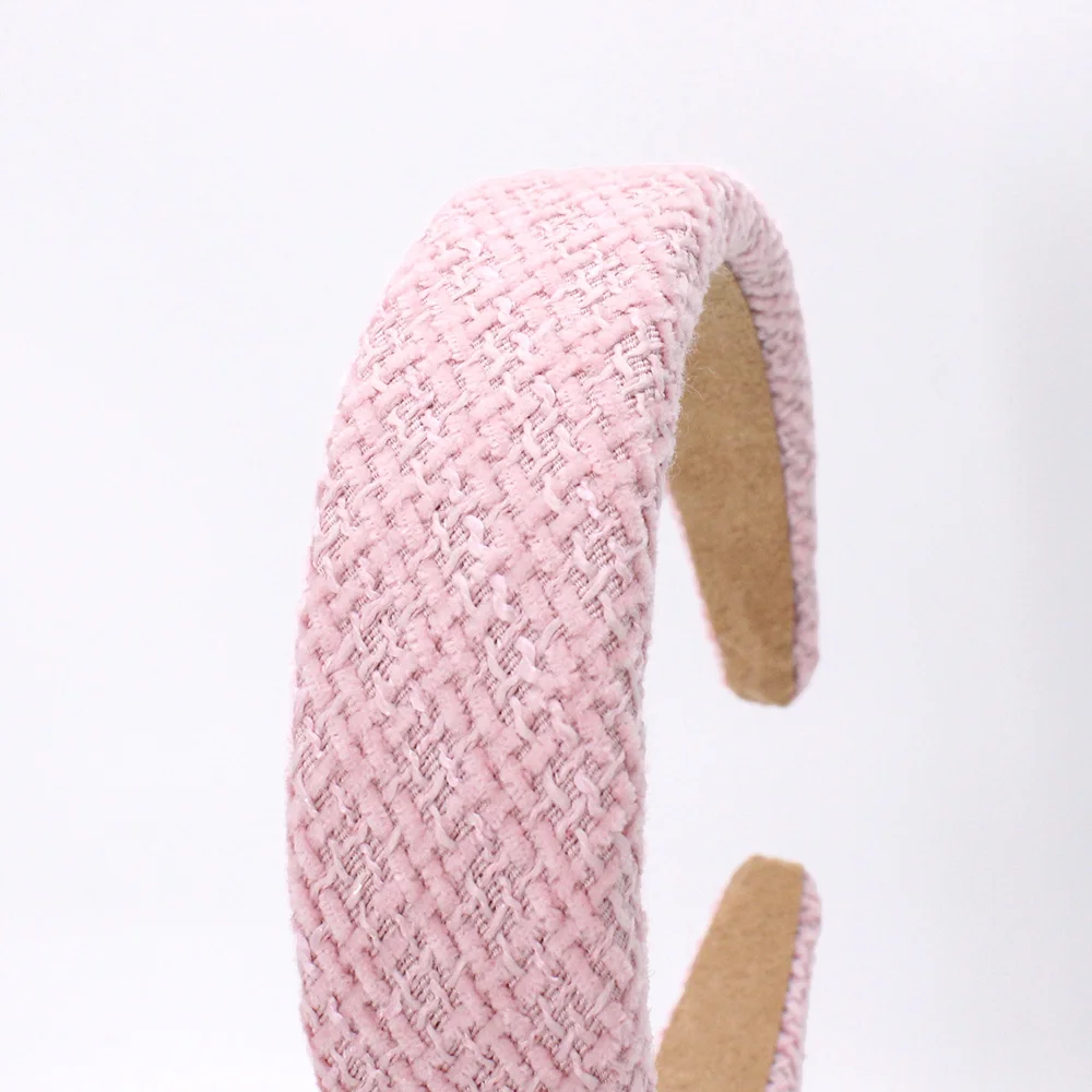 IFOND Elegant Beautiful Fabric Braid Wide Hairbands French Vintage Hair Accessories Designer Women Sponge Headbands