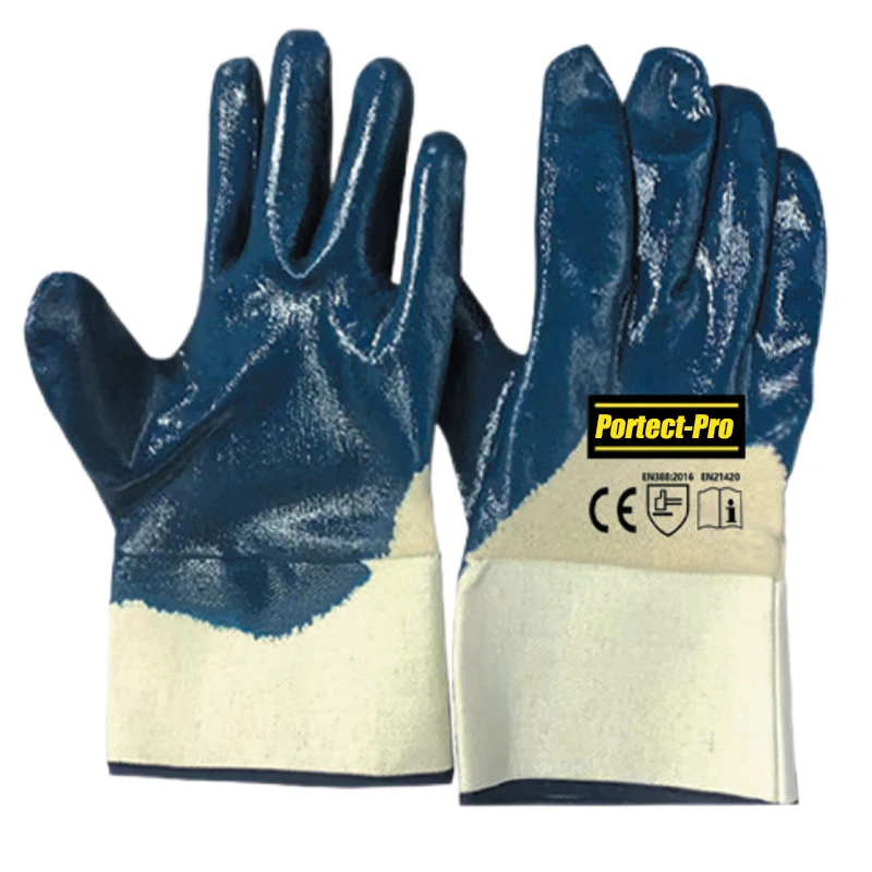 Оптовая продажа строительные противоскользящие перчатки guantes с латексным резиновым покрытием промышленные защитные для рук