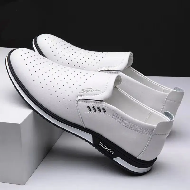 New model genuine leather mens casual dress shoes Low price Wholesale factory shoes