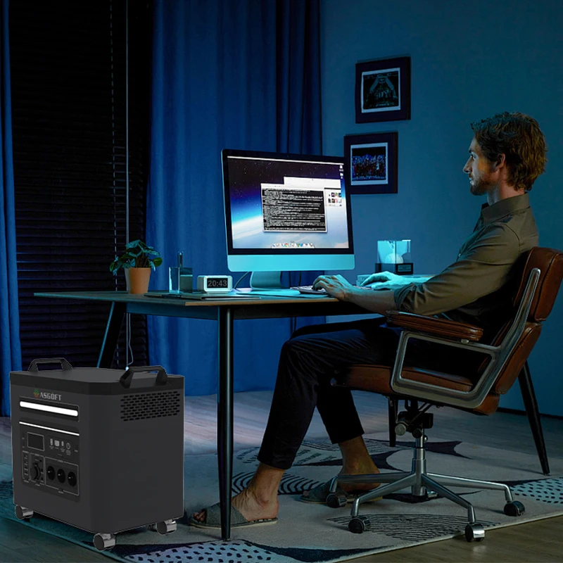 ASGOFT inverter 8kw on grid small cost mini 3kw supply station off-grid rooftop powerful solar system for home consumption