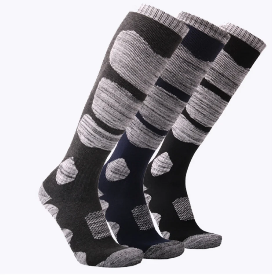 Breathable outdoor sports terry ski thick men socks