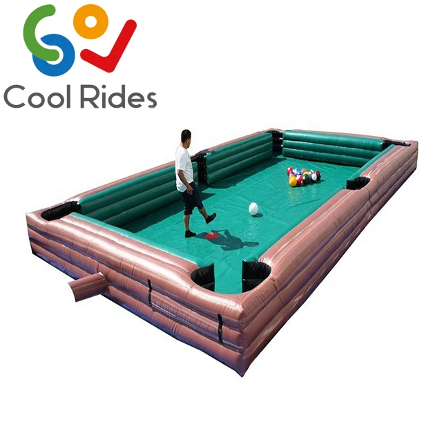 Custom inflatable sport game inflatable billiard table inflatable air snooker ball for sale