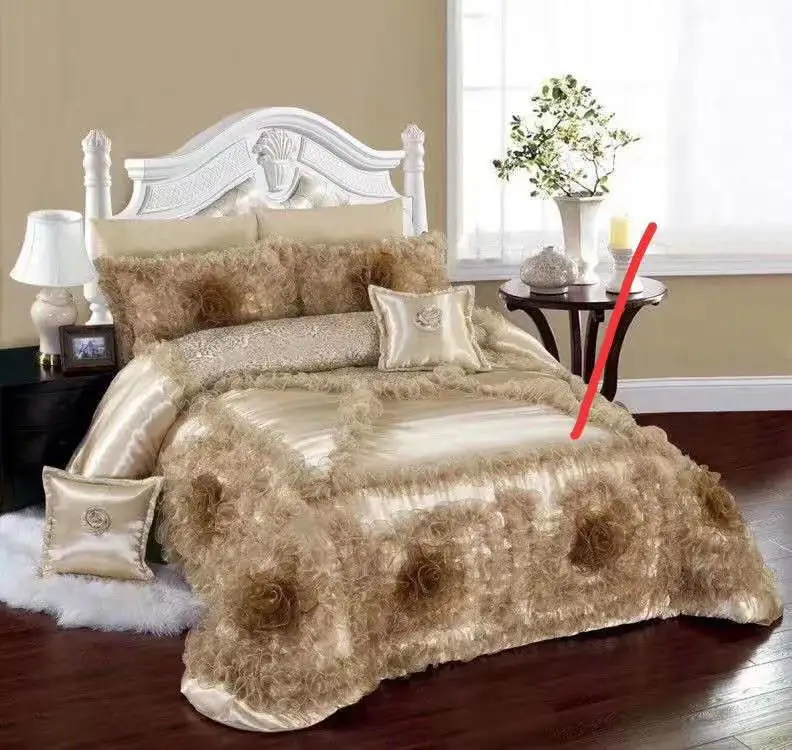 2020 новый дизайн роскошные свадебные распространения 5 шт. полиэстер с кружевом Лидер