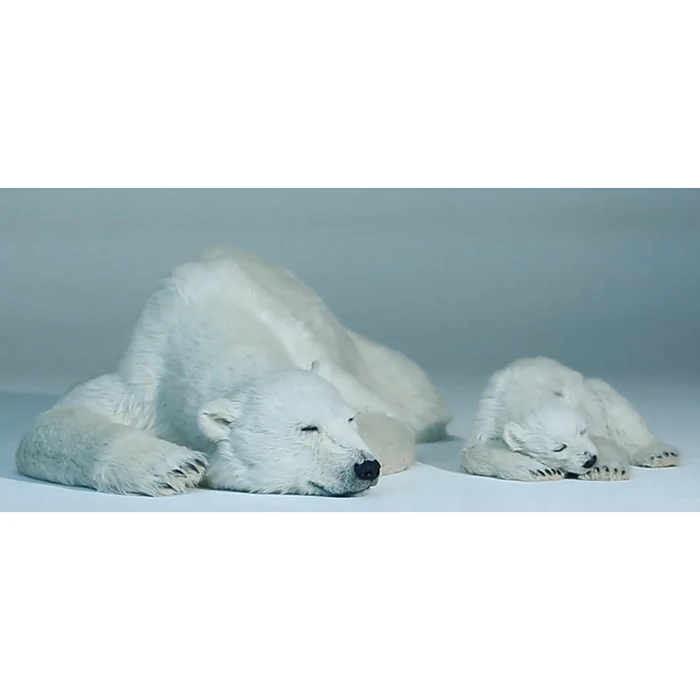 High Quality Polar Bear Simulation Anime 3d Model Sculpture Art