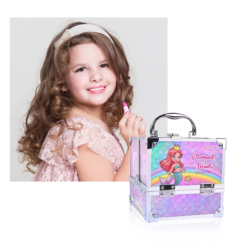 Моющийся Безопасный и нетоксичный подарочный набор для детского макияжа