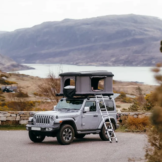Off Road 4x4 SUV Universal High Quality Hard Alloy Camping tent Car Roof Top Tent For 1-3 Person