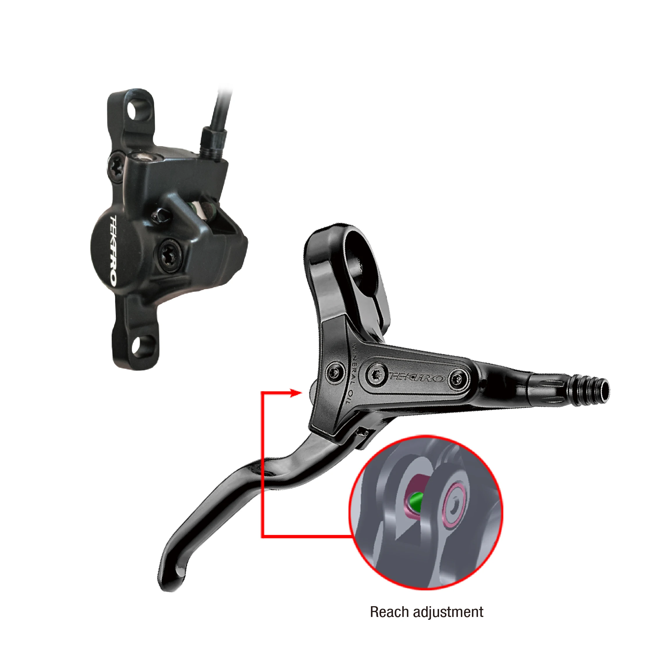 TEKTRO HD-M275 Hydraulic Disc Brake With 160mm Rotor For 1 Wheel Without Rotor