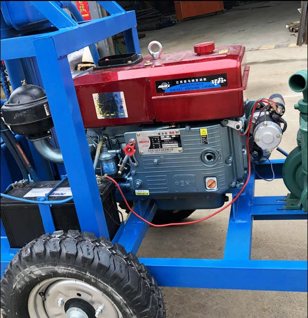 Chinese factory small portable water well drilling rig with mechanical drilling depth of 120m