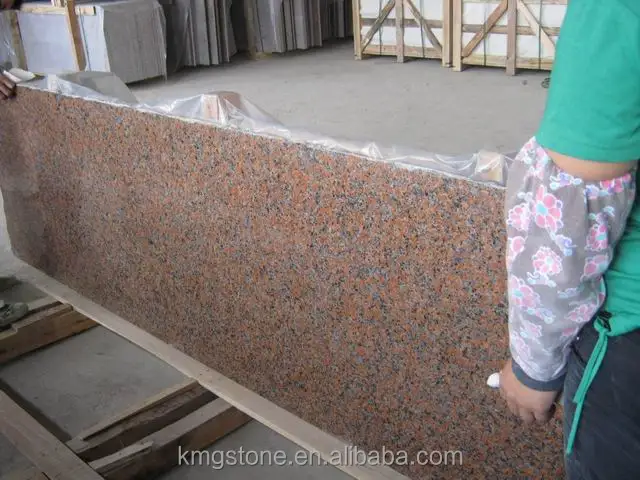 G603/G562/G682/G654 Granite Slab/Tiles/Treade/Staris Maple Red Granite Countertop Kerb stone paving tile